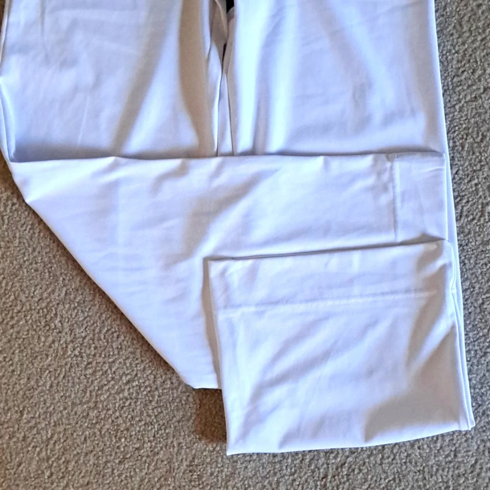 MEDIUM HALARA HIGH WAISTED BUTTON STRAIGHT LEG CASUAL PANT - Picture 6 of 8